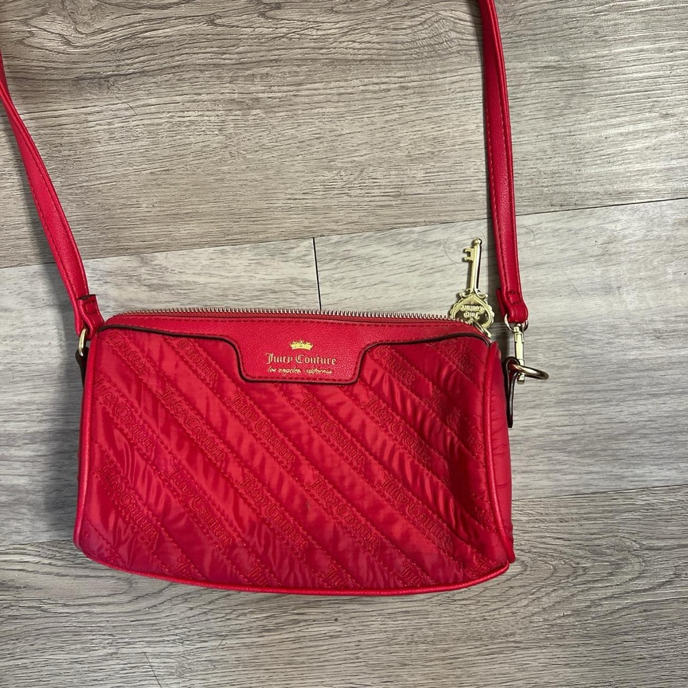 Juicy Couture red bag, original price was 150, quilted